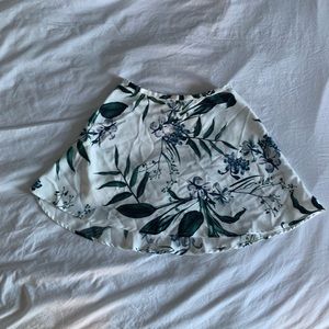 Dynamite floral skirt